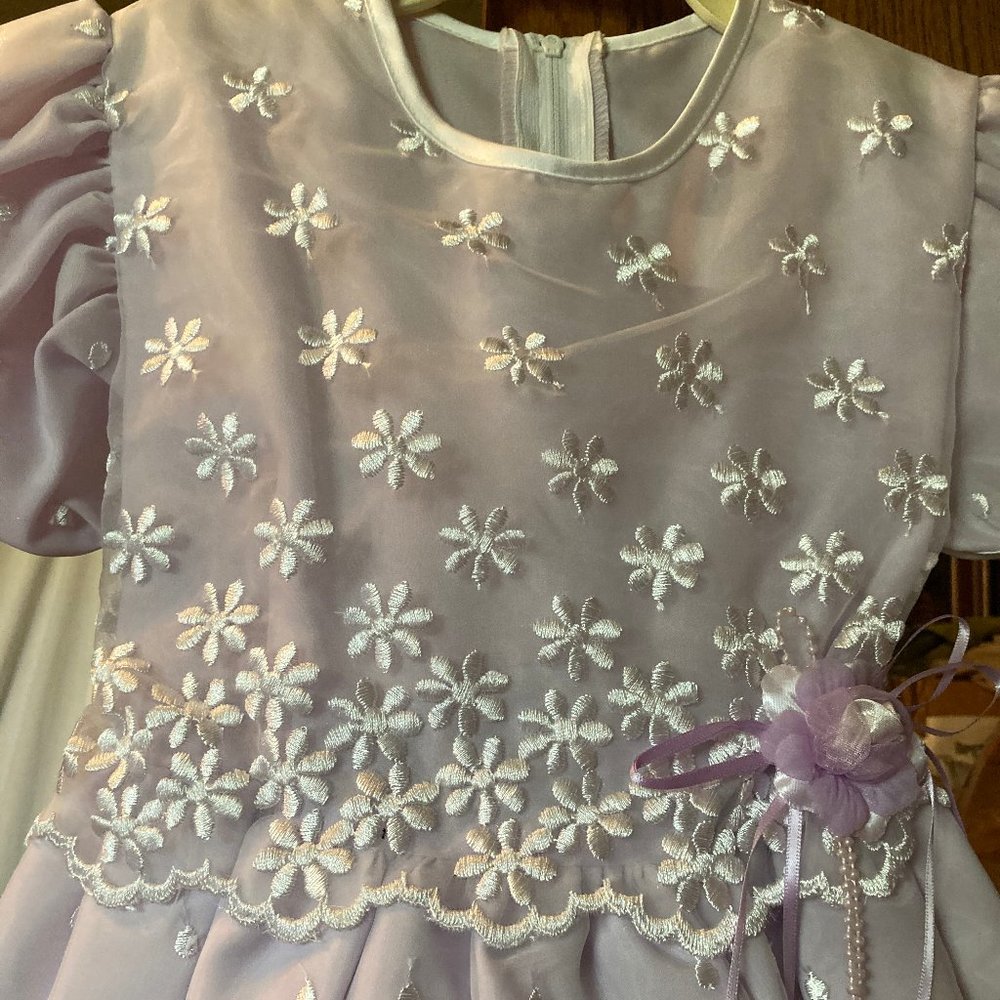 MADE IN USA OKI DOKI NEW LILAC DRESS PRETTY FLORAL